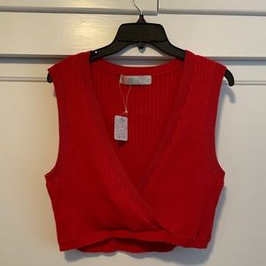 Free People crop blouse